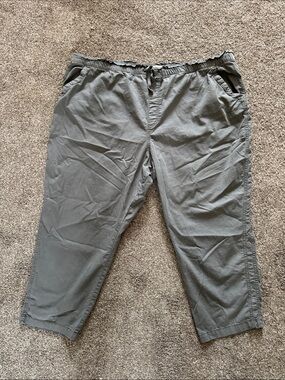 Sonoma Olive Green Casual Drawstring Chinos